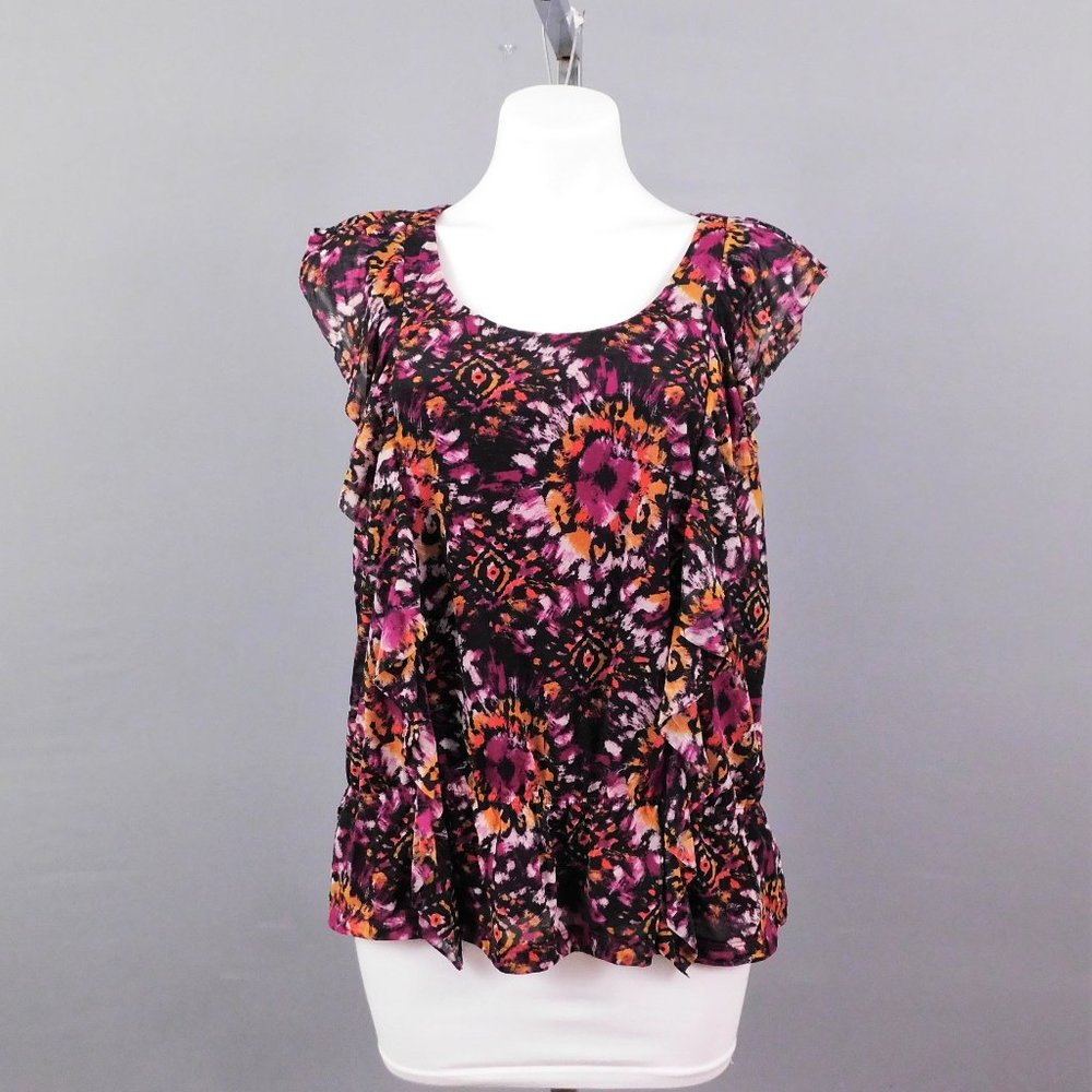 Apt. 9 Women Shirt Purple‎ Multi PL